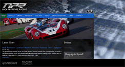 Desktop Screenshot of nickpadmoreracing.com